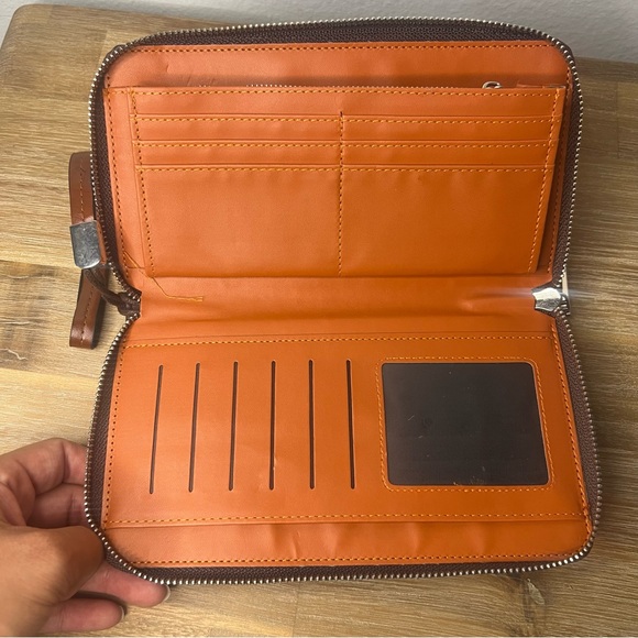 Leather Men's Brown Wallet - Picture 5 of 5